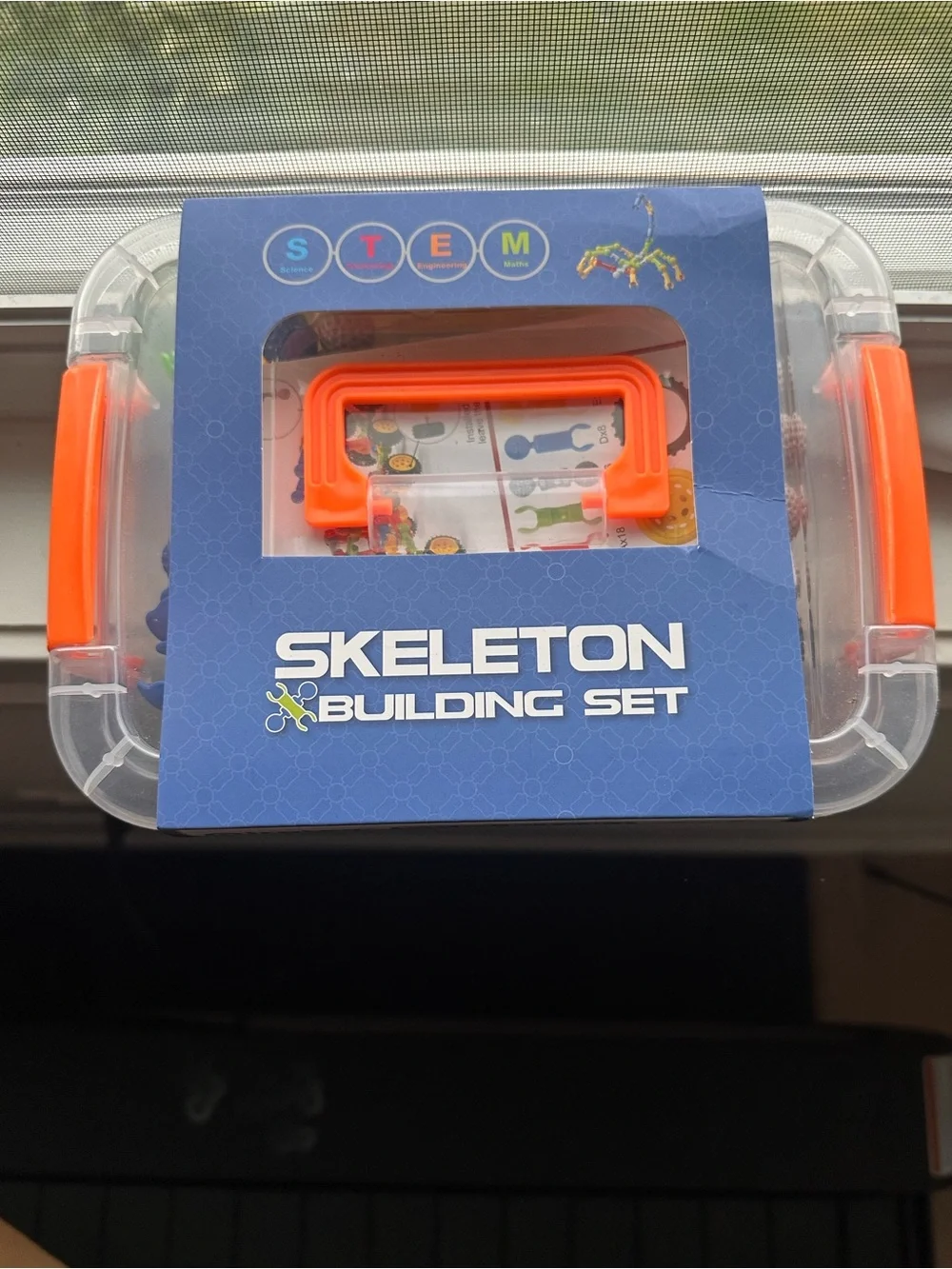 Kids Skeleton Building Set - Multicolor STEM Snap Toy (125 pieces)